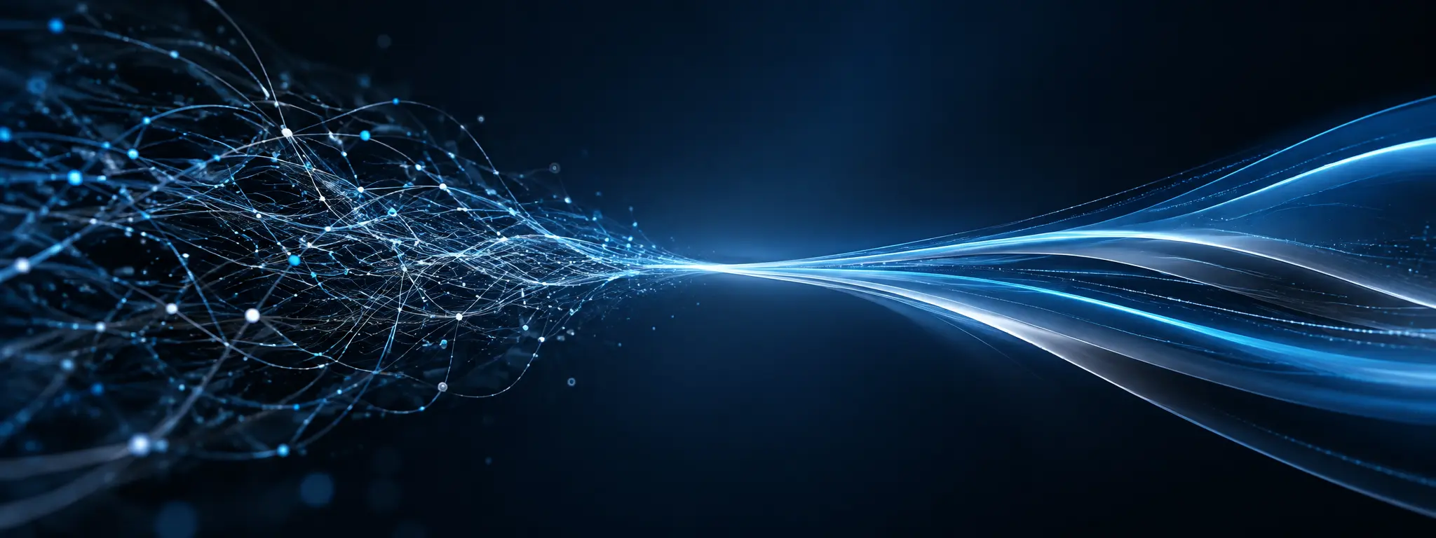 Complex business processes converging into one clear connected flow