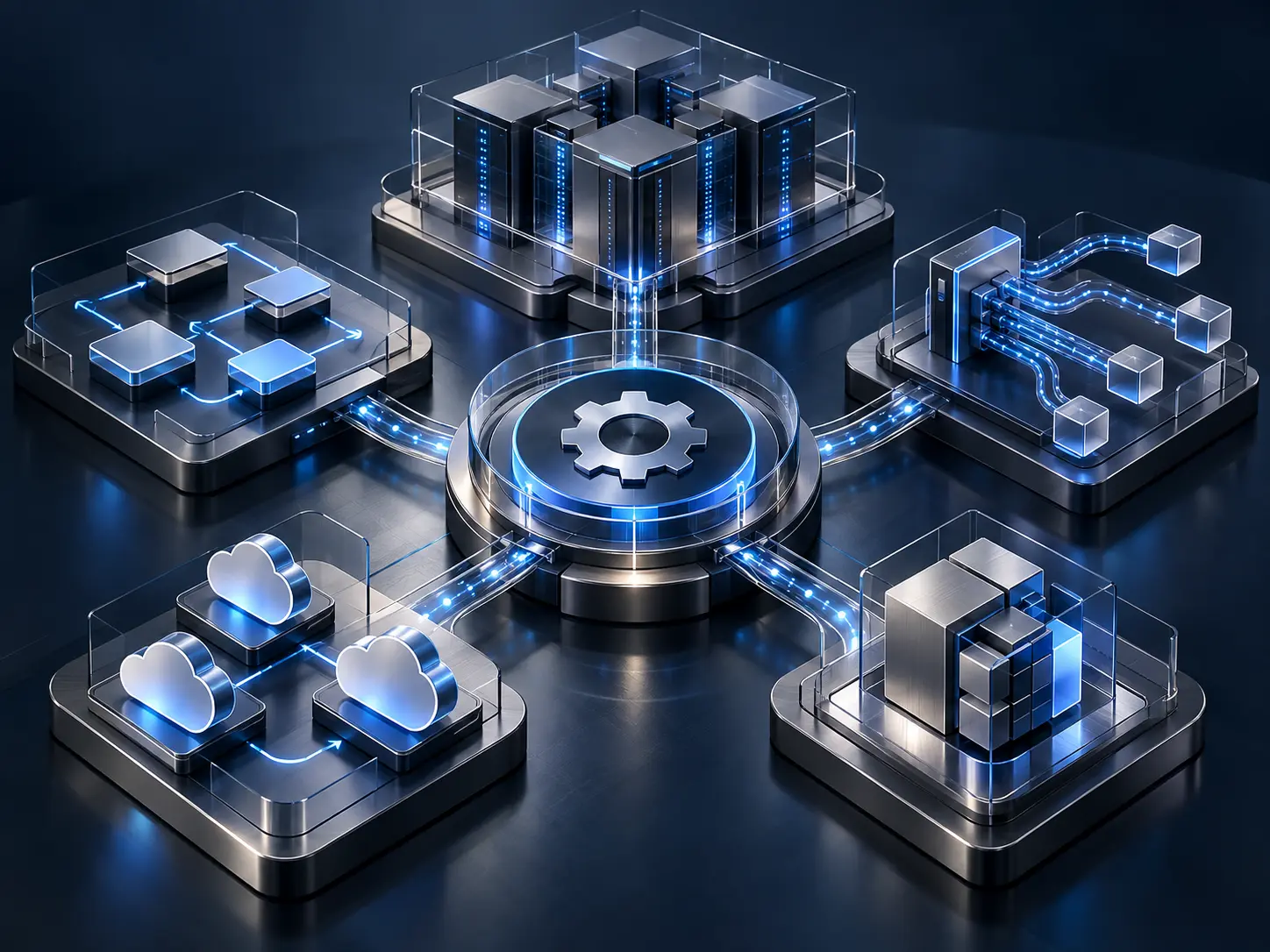 A modular automation architecture matching different technologies to different operating needs
